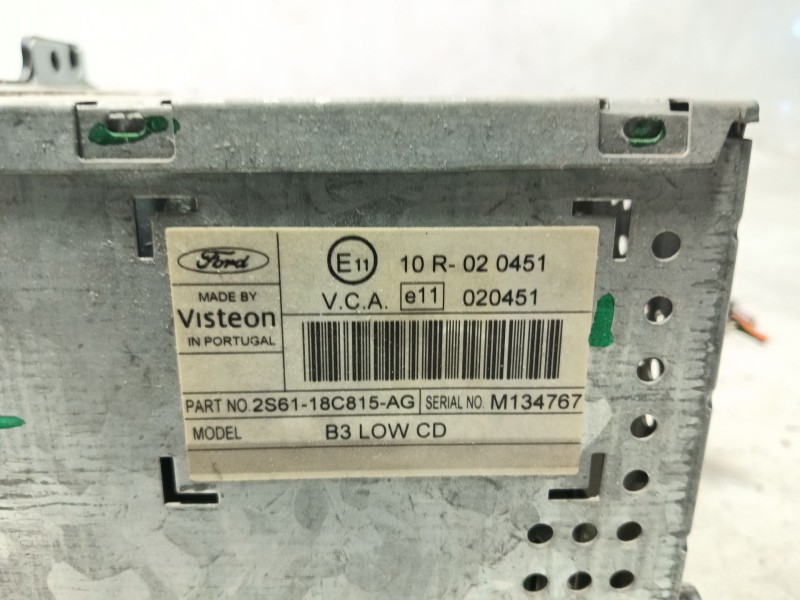 Recambio de sistema audio / radio cd para ford fusion (cbk) + referencia OEM IAM   