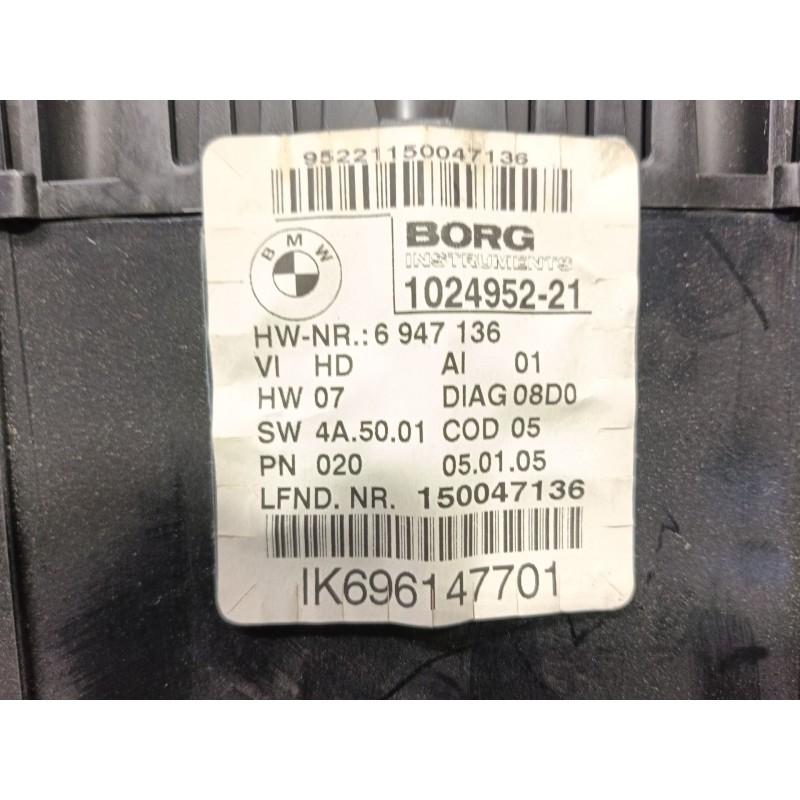 Recambio de cuadro instrumentos para bmw 1 (e87) 120 d referencia OEM IAM   