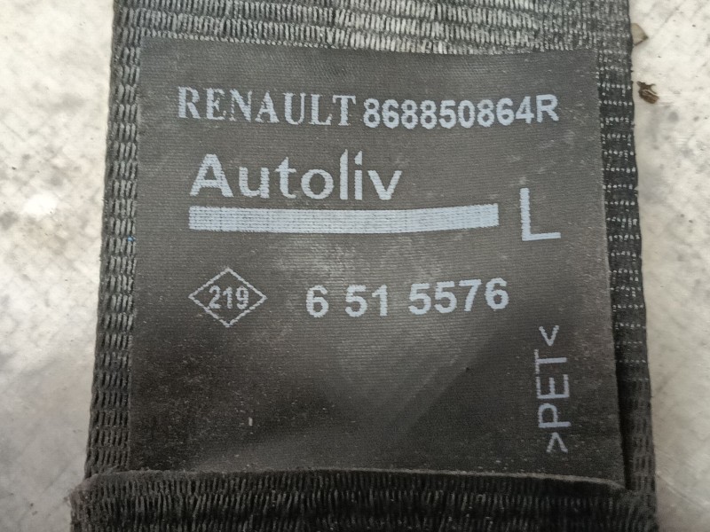 Recambio de cinturon seguridad delantero izquierdo para dacia dokker access referencia OEM IAM   