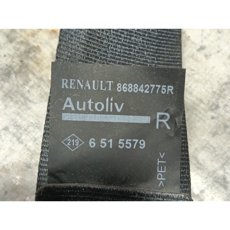 Recambio de cinturon seguridad delantero derecho para dacia dokker access referencia OEM IAM   