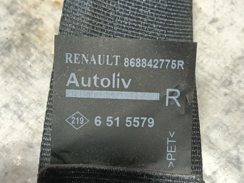 Recambio de cinturon seguridad delantero derecho para dacia dokker access referencia OEM IAM   