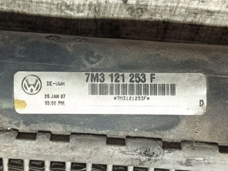 Recambio de radiador agua para seat alhambra (7v9) reference referencia OEM IAM   