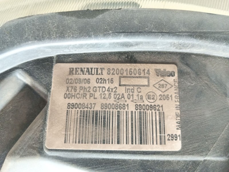 Recambio de faro izquierdo para renault kangoo (kc0/1_) 1.5 dci (kc07) referencia OEM IAM   