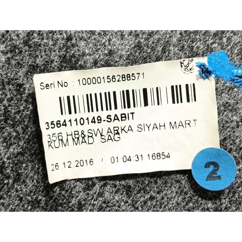 Recambio de guarnecido puerta trasera derecha para fiat tipo ii (356) sedan easy referencia OEM IAM   