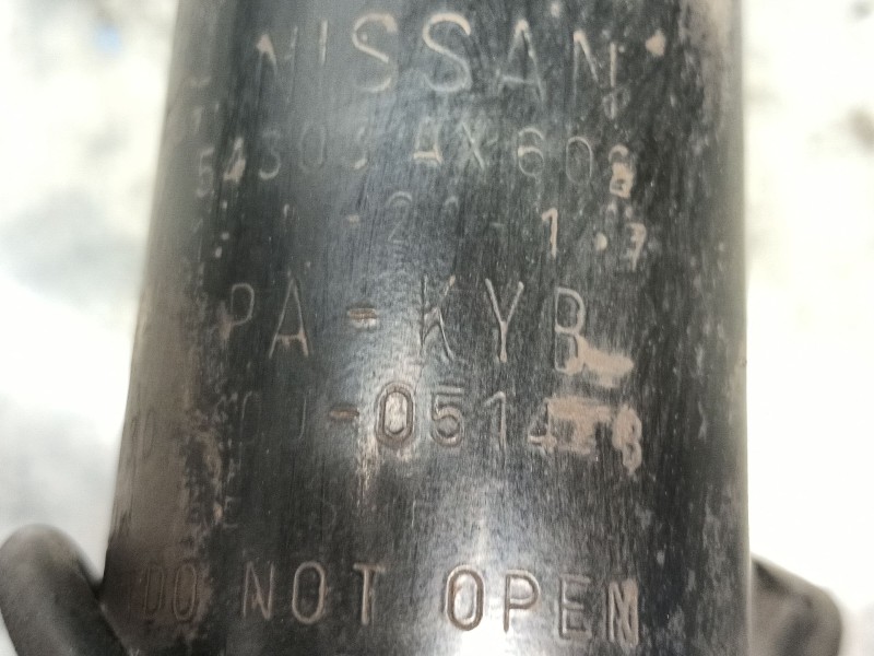 Recambio de amortiguador delantero izquierdo para nissan micra (k12e) acenta referencia OEM IAM   