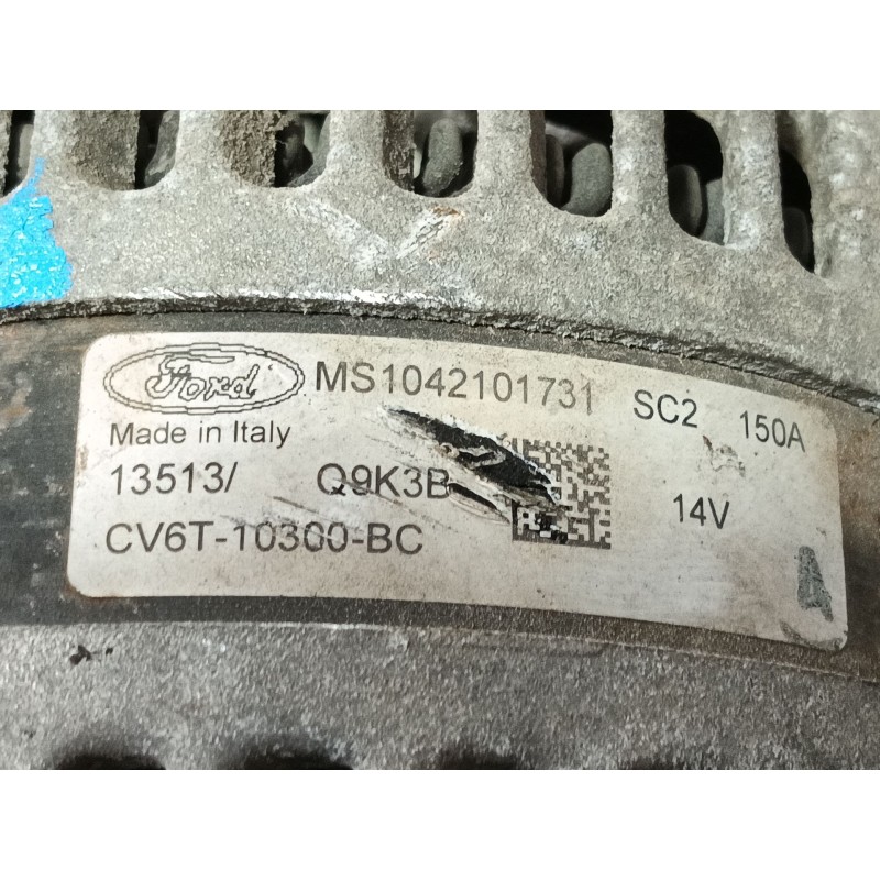 Recambio de alternador para ford fiesta (ccn) trend referencia OEM IAM   