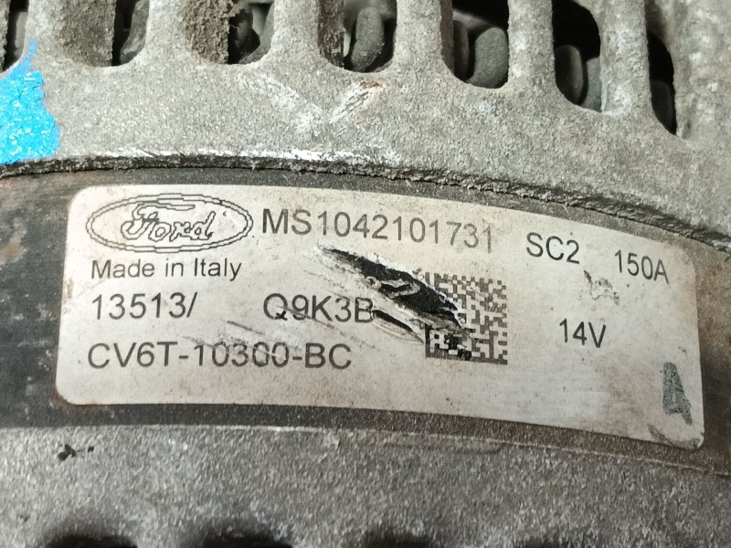 Recambio de alternador para ford fiesta (ccn) trend referencia OEM IAM   
