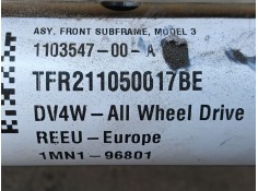 Recambio de puente delantero para tesla model 3 (5yj3) ev awd referencia OEM IAM 110354700A   2
