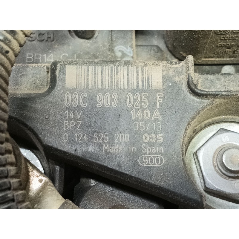 Recambio de alternador para audi a1 sportback (8xa) attraction referencia OEM IAM   