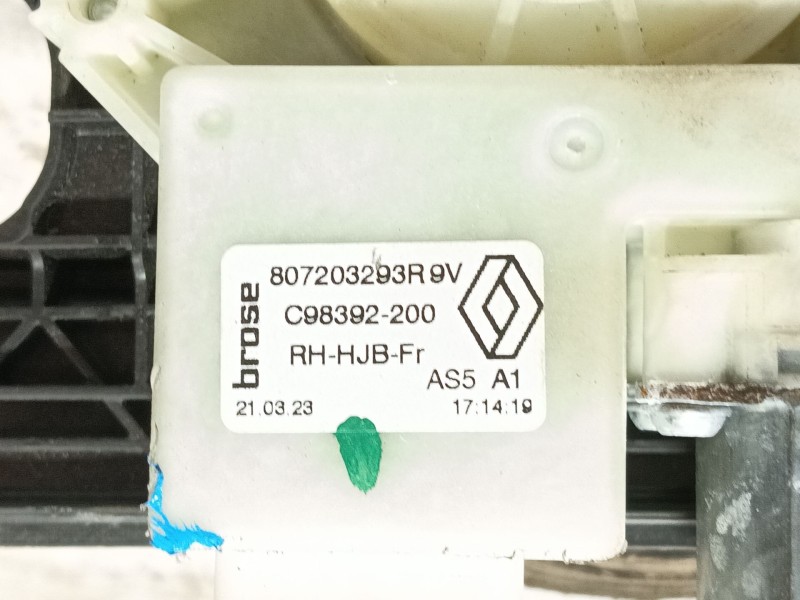 Recambio de elevalunas delantero derecho para renault captur ii referencia OEM IAM  ELECTRICO 