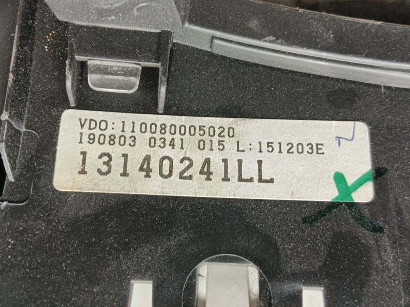 Recambio de cuadro instrumentos para opel corsa c cosmo referencia OEM IAM   