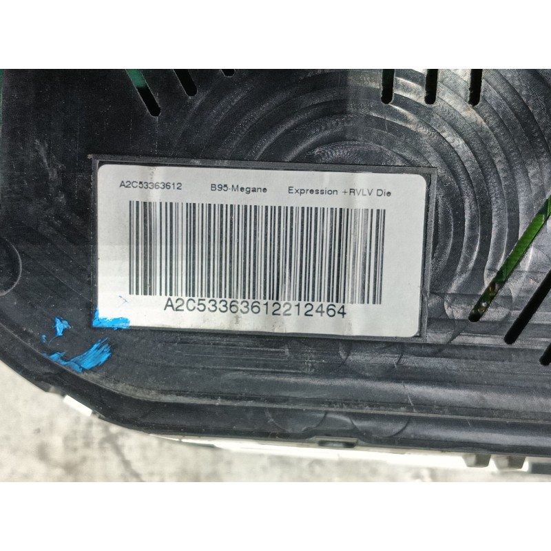 Recambio de cuadro instrumentos para renault megane iii sport tourer business referencia OEM IAM  RNI248107859R 