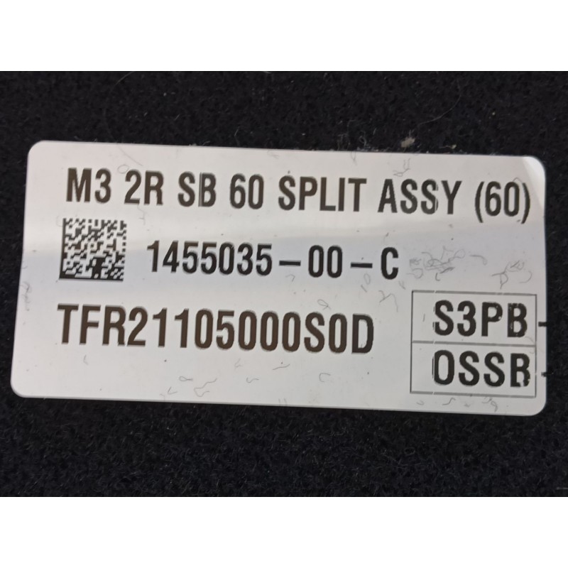 Recambio de juego asientos completo para tesla model 3 (5yj3) ev awd referencia OEM IAM   