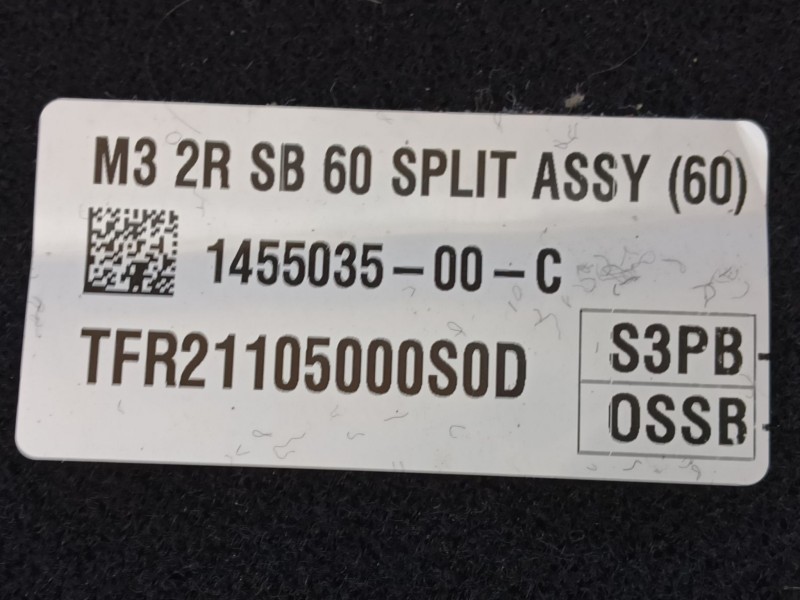 Recambio de juego asientos completo para tesla model 3 (5yj3) ev awd referencia OEM IAM   