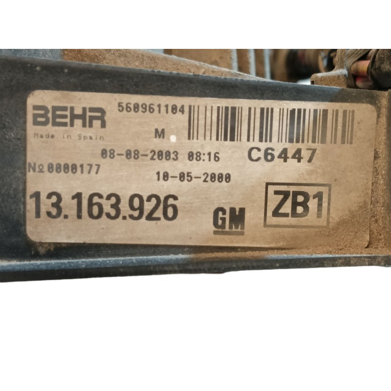 Recambio de electroventilador para opel corsa c cosmo referencia OEM IAM  560961104 