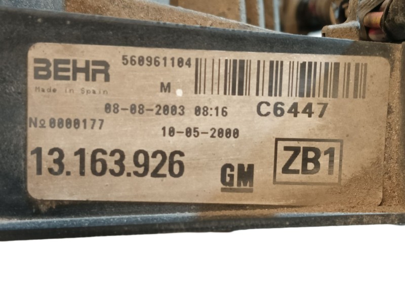 Recambio de electroventilador para opel corsa c cosmo referencia OEM IAM  560961104 