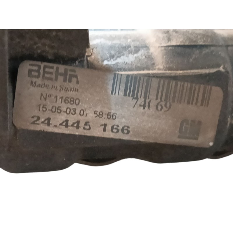 Recambio de radiador agua para opel corsa c cosmo referencia OEM IAM  24445166 
