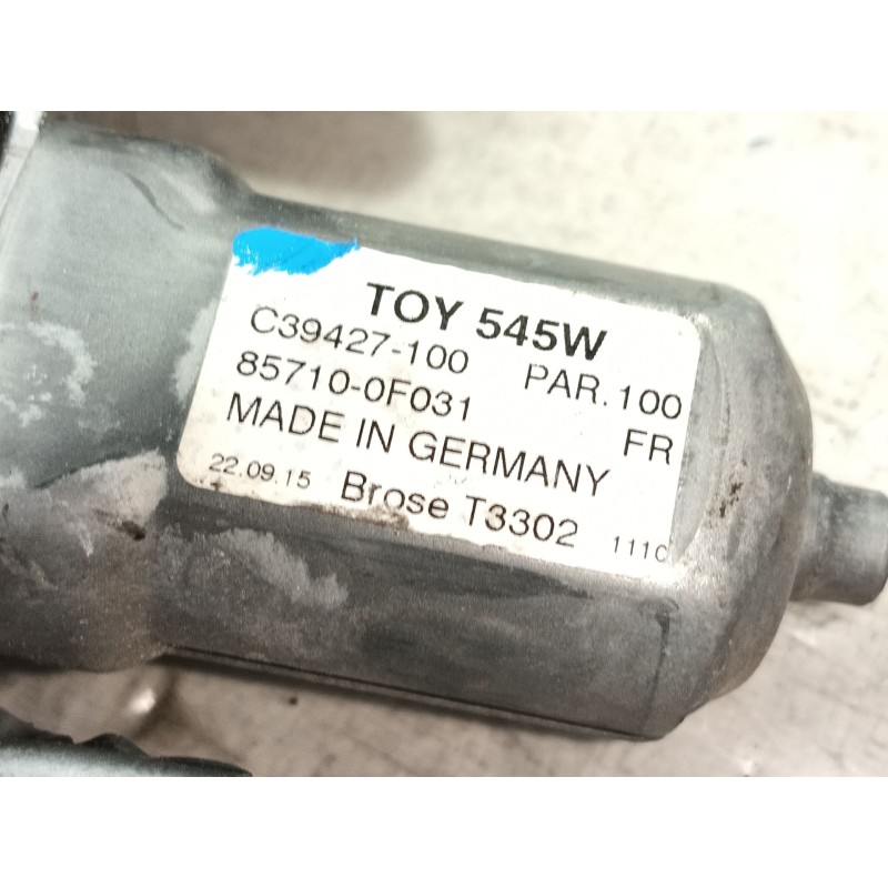 Recambio de elevalunas delantero derecho para toyota verso (_r2_) 1.6 d4-d (war20_) referencia OEM IAM  857100F031 