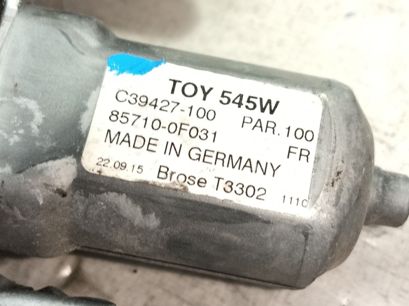 Recambio de elevalunas delantero derecho para toyota verso (_r2_) 1.6 d4-d (war20_) referencia OEM IAM  857100F031 