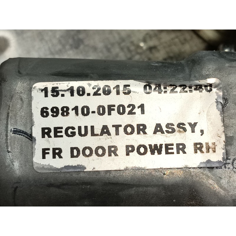 Recambio de elevalunas delantero derecho para toyota verso (_r2_) 1.6 d4-d (war20_) referencia OEM IAM  857100F031 