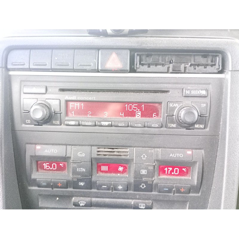 Recambio de sistema audio / radio cd para audi a4 b7 avant (8ed) 2.5 tdi referencia OEM IAM   