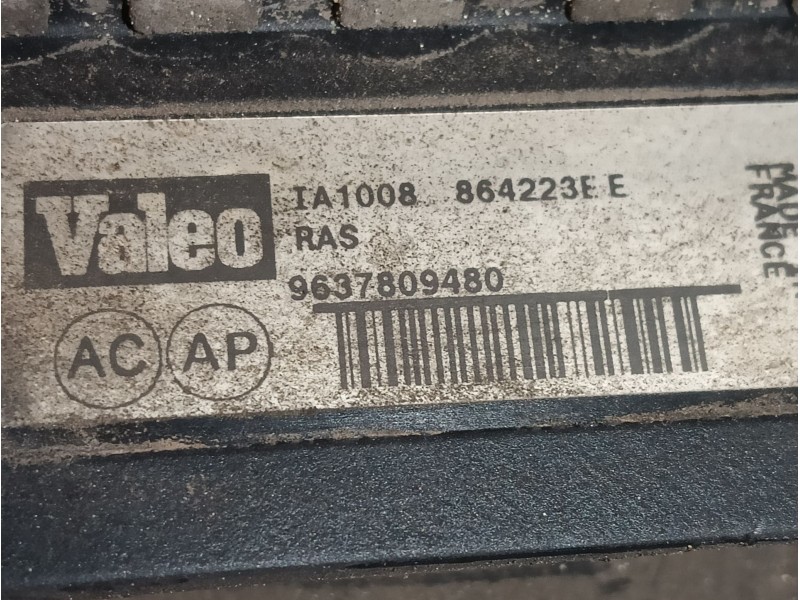 Recambio de intercooler para peugeot 607 (s1) pack referencia OEM IAM  9637809480 