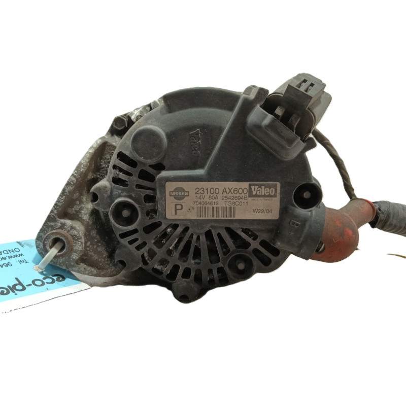 Recambio de alternador para nissan micra (k12e) acenta referencia OEM IAM   