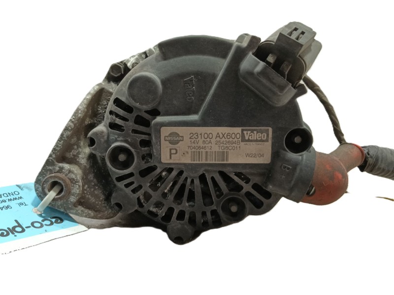 Recambio de alternador para nissan micra (k12e) acenta referencia OEM IAM   