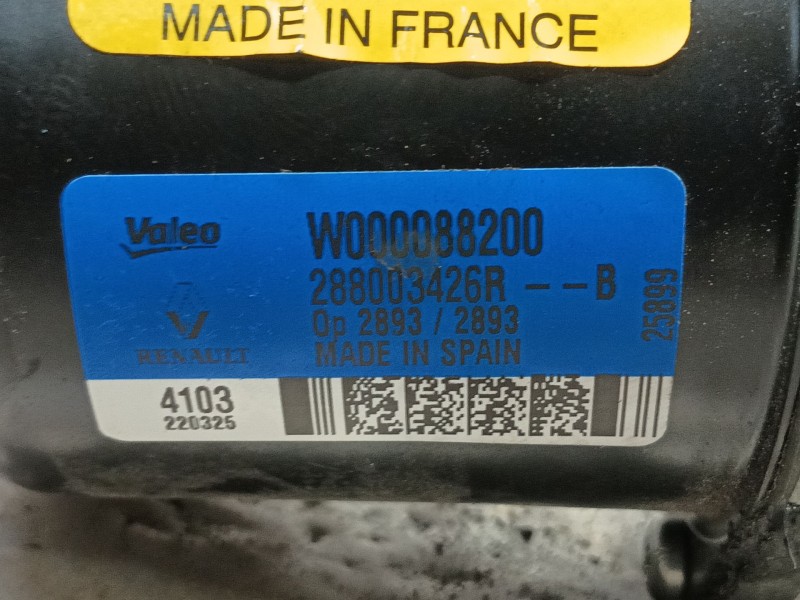 Recambio de motor limpia delantero para renault captur ii referencia OEM IAM  288003426RB 