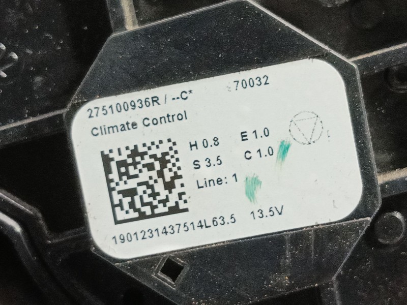 Recambio de mando calefaccion / aire acondicionado para renault captur ii referencia OEM IAM   