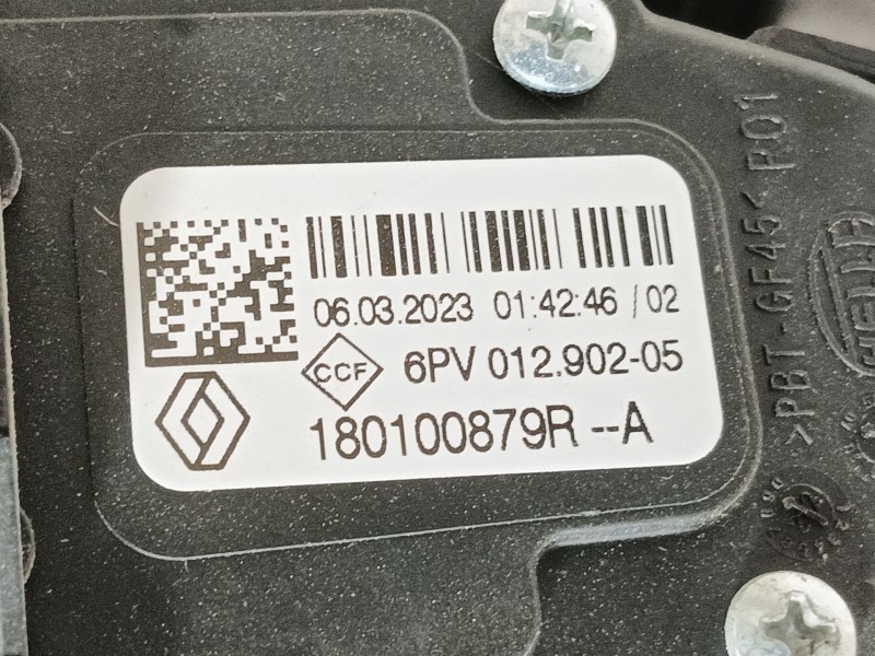 Recambio de pedal acelerador para renault captur ii referencia OEM IAM   