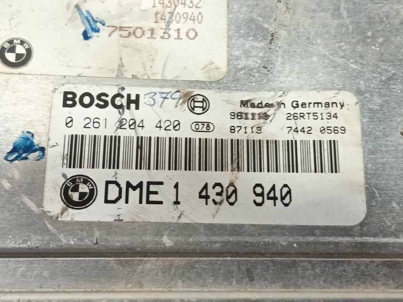 Recambio de centralita motor uce para bmw serie 3 berlina (e46) 316i referencia OEM IAM 0261204420  