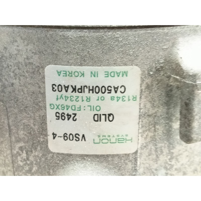 Recambio de compresor aire acondicionado para kia picanto iii (ja) 1.0 referencia OEM IAM   