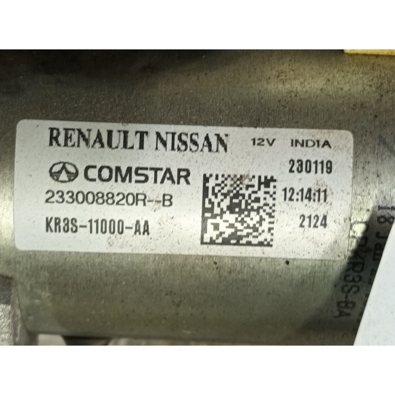 Recambio de motor arranque para renault captur ii referencia OEM IAM   