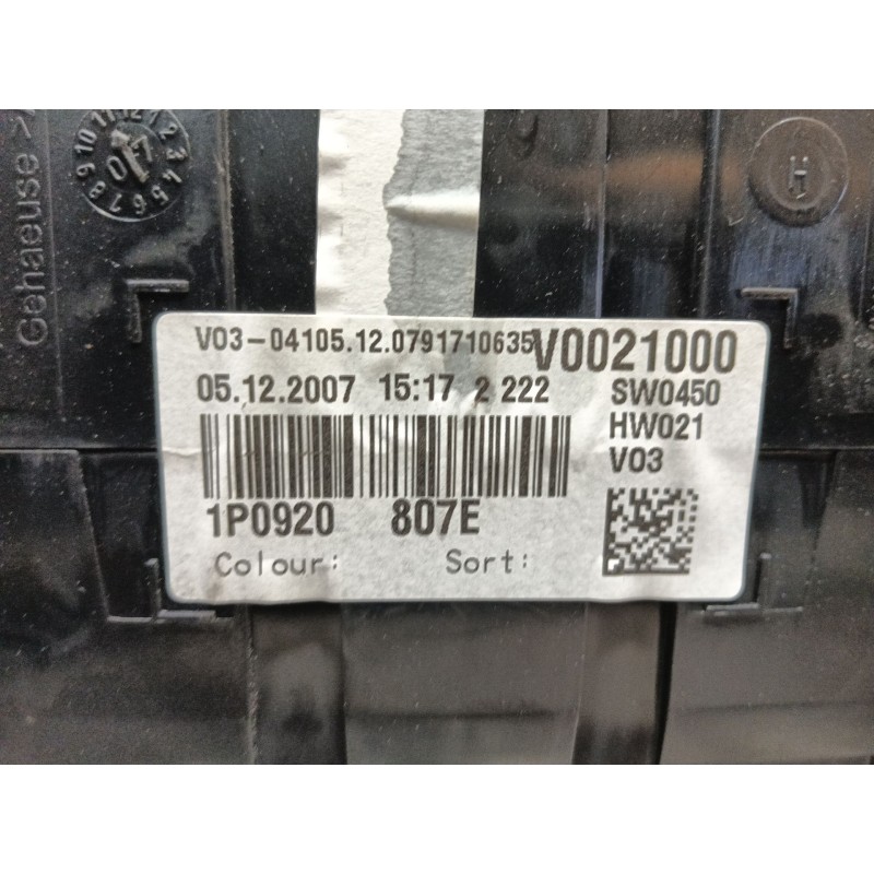 Recambio de cuadro instrumentos para seat leon (1p1) 1.9 tdi referencia OEM IAM   