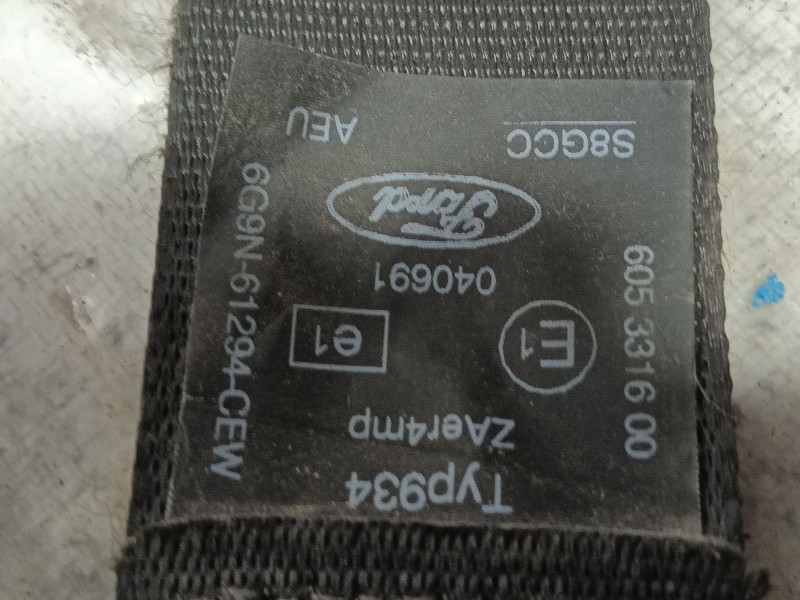 Recambio de cinturon seguridad delantero derecho para ford s-max (ca1) trend referencia OEM IAM   
