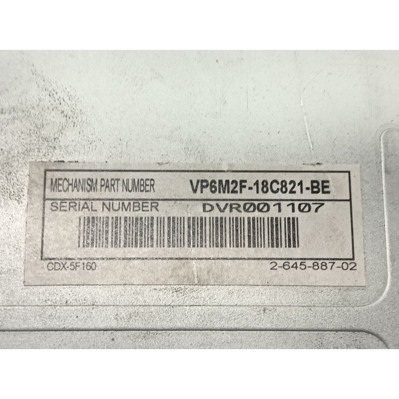 Recambio de sistema audio / radio cd para ford s-max (ca1) trend referencia OEM IAM   