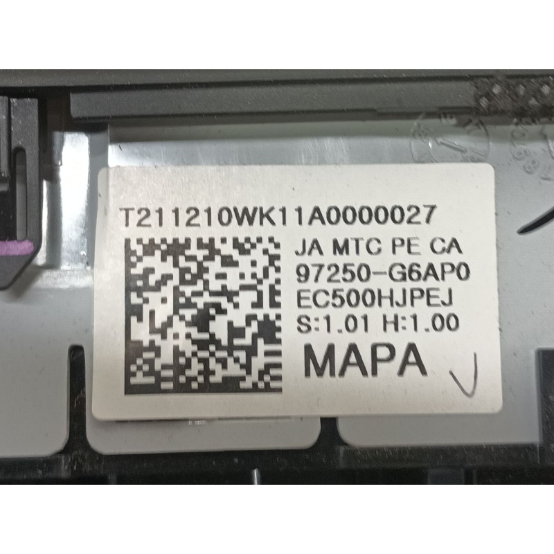 Recambio de mando calefaccion / aire acondicionado para kia picanto iii (ja) 1.0 referencia OEM IAM   