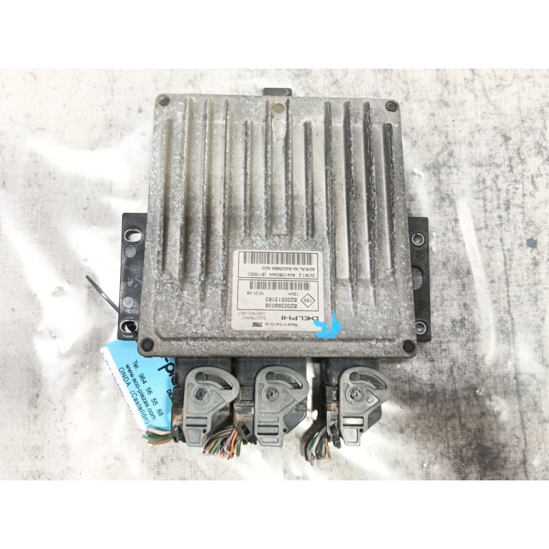 Recambio de centralita motor uce para renault modus authentique referencia OEM IAM   