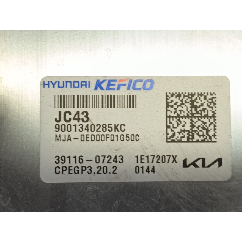 Recambio de centralita motor uce para kia picanto iii (ja) 1.0 referencia OEM IAM   