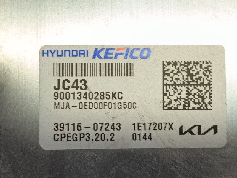 Recambio de centralita motor uce para kia picanto iii (ja) 1.0 referencia OEM IAM   