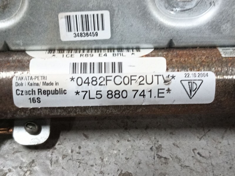 Recambio de kit airbag para porsche cayenne (9pa) s 4.5 referencia OEM IAM  7L5857003P 