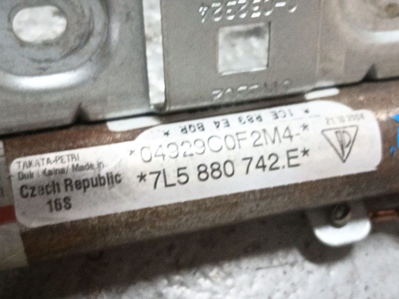 Recambio de kit airbag para porsche cayenne (9pa) s 4.5 referencia OEM IAM  7L5857003P 