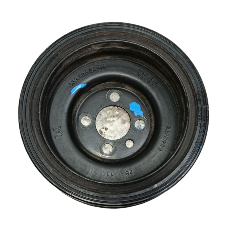 Recambio de polea cigueñal para volkswagen golf vi (5k1) rabbit bluemotion referencia OEM IAM  038105243M 