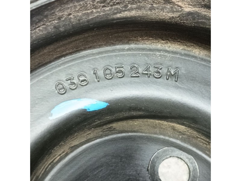 Recambio de polea cigueñal para volkswagen golf vi (5k1) rabbit bluemotion referencia OEM IAM  038105243M 