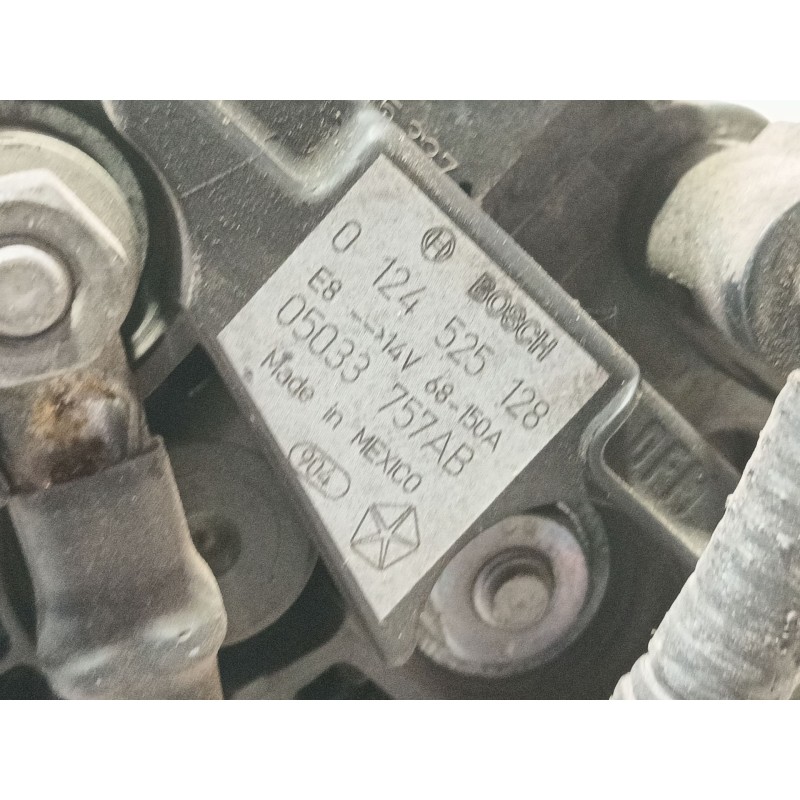 Recambio de alternador para chrysler sebring (js) 2.0 crd referencia OEM IAM  0124525128 