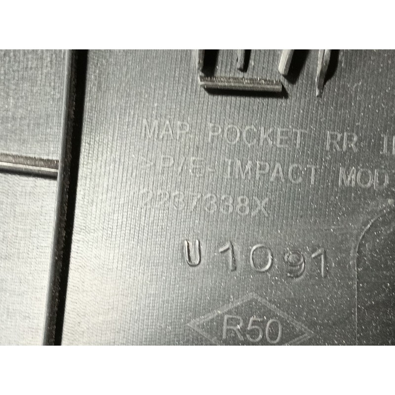 Recambio de guarnecido puerta trasera derecha para renault captur ii referencia OEM IAM 829008155R 2237268X 