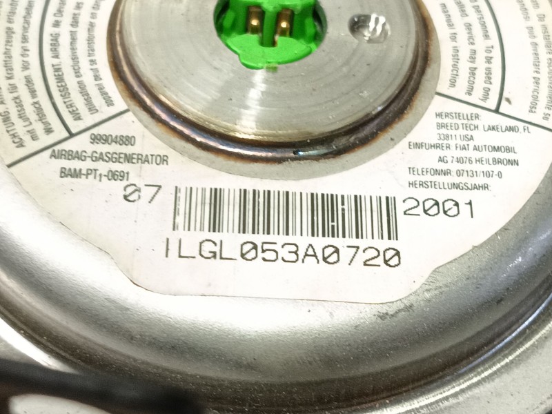 Recambio de airbag delantero izquierdo para peugeot boxer autobús (230p) 2.5 d referencia OEM IAM  01303290650 