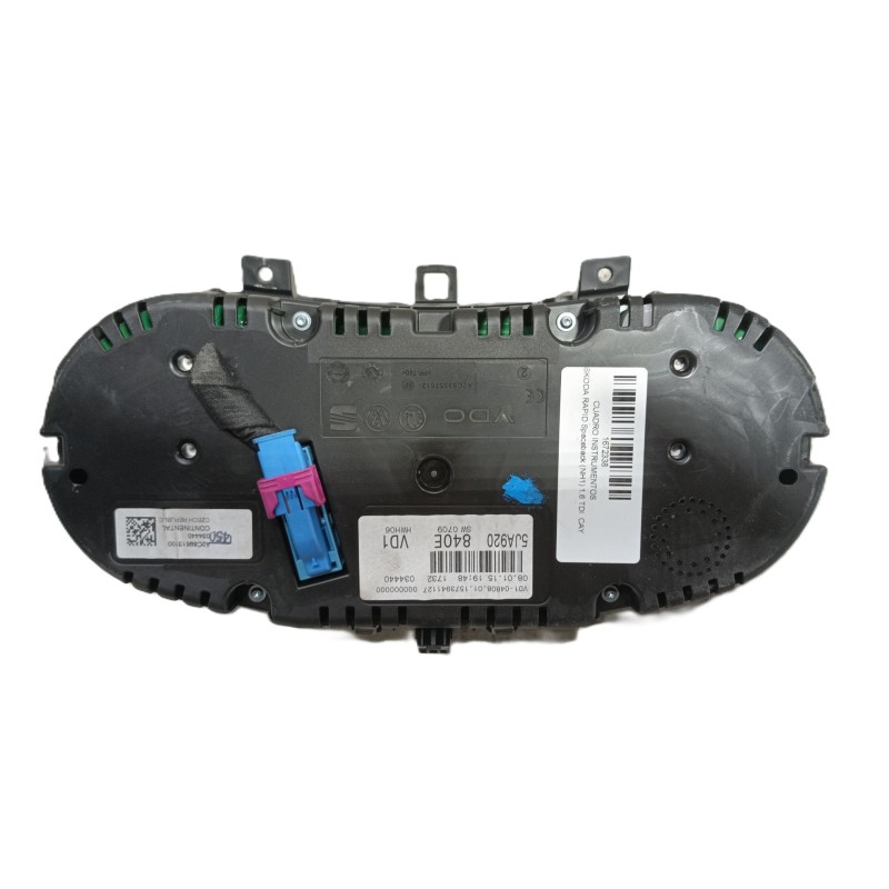 Recambio de cuadro instrumentos para skoda rapid spaceback (nh1) 1.6 tdi referencia OEM IAM   