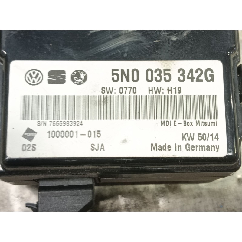 Recambio de modulo electronico para skoda rapid spaceback (nh1) 1.6 tdi referencia OEM IAM  5N0035342G 